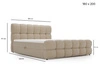 Boxspringbett mit Bettkasten 180x200 Modo Beige