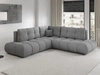 Ecksofa mit Schlaffunktion und Bettkasten Links Kair Grau