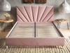 Polsterbett mit Lattenrost 140x200 Fuzi Beige