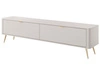 TV-Lowboard mit Türen 200 cm Latina Beige