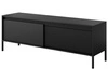 TV-Lowboard mit Türen 153 cm Sorano Schwarz