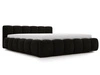 Polsterbett mit Bettkasten und Lattenrost 160x200 Cloud Low Schwarz