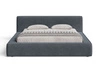 Polsterbett mit Bettkasten und Lattenrost 160x200 Mali Dunkelgrau