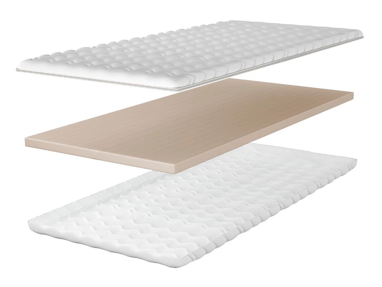Matratzenauflage mit hochelastischem Schaumstoff 200x200