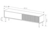 Wohnzimmer-Möbelset Gradimento Eiche Cremona