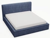 Polsterbett mit Bettkasten und Lattenrost 180x200 Monaco Blau