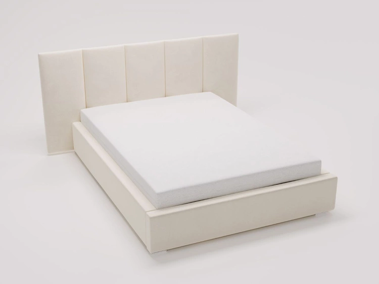 Polsterbett mit Bettkasten und Lattenrost 160x200 Lizbona Braun