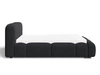 Polsterbett mit Bettkasten und Lattenrost 180x200 Aubi Schwarz