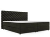 Boxspringbett mit Bettkasten 160x200 Bergamo Dunkelgrau