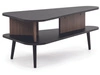 Couchtisch Nemi Schwarzer Graphit Braun