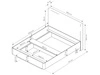 Schlafzimmer-Set Latina Beige