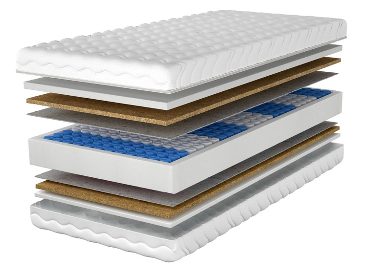 Taschenfederkernmatratze Pocket mit Kokosmatte Sola 200x200