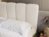 Polsterbett Ohne Bettkasten mit Lattenrost 200x200 Cloud Beige