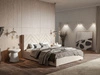 Polsterbett mit Bettkasten und Lattenrost 140x200 Toreto Beige