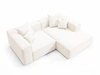 Ecksofa L Rechts Vellaro Creme
