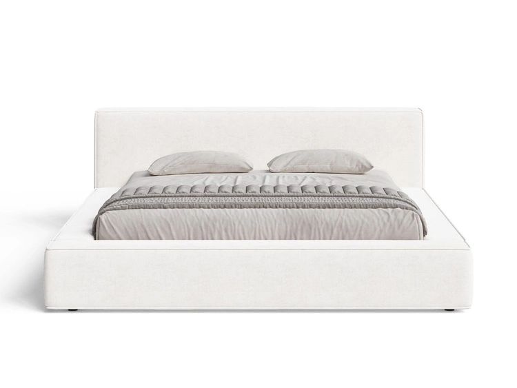 Polsterbett mit Bettkasten und Lattenrost 160x200 Mali Creme