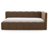 Jugendbett Einzelbett mit Bettkasten und Lattenrost 90x200 Cloud One Braun