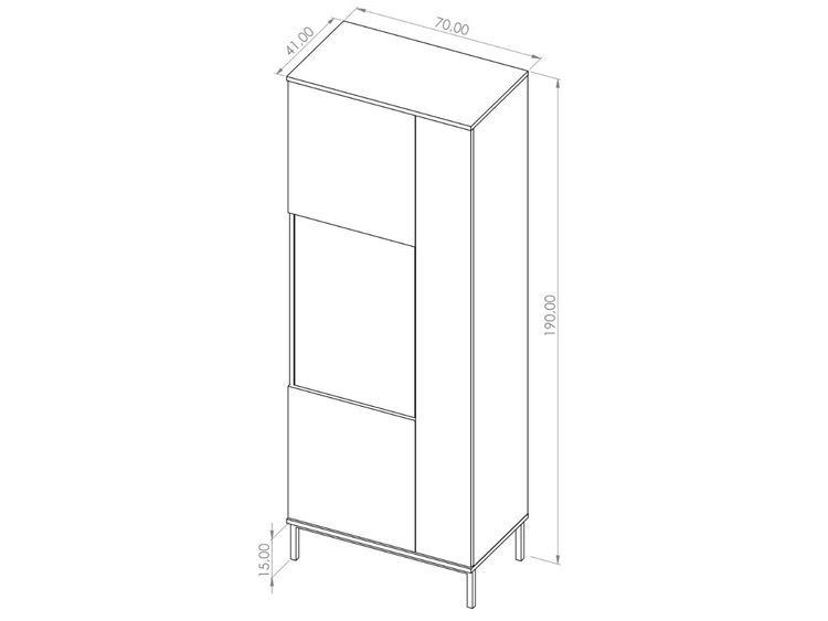Wohnzimmerset Soroko Hickory