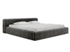Polsterbett mit Bettkasten und Lattenrost 180x200 Lipari Dunkelgrau