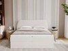 Boxspringbett mit Bettkasten 140x200 Bogota Creme