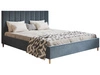 Polsterbett mit Lattenrost 120x200 Snazi Dunkelgrau