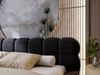 Polsterbett mit Bettkasten und Lattenrost 180x200 Plaza Schwarz