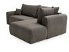 Ecksofa L-Form mit Schlaffunktion und Bettkasten Savana Bis Grau