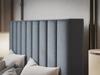 Polsterbett mit Lattenrost 140x200 Snazi Dunkelblau