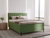 Boxspringbett mit Bettkasten 120x200 Primavera Grün