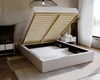 Polsterbett mit Lattenrost 180x200 Blossom - Beige