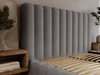 Polsterbett mit Bettkasten und Lattenrost 140x200 Rotto Grau