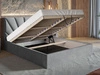 Polsterbett mit Bettkasten und Lattenrost 160x200 Orlo Dunkelblau
