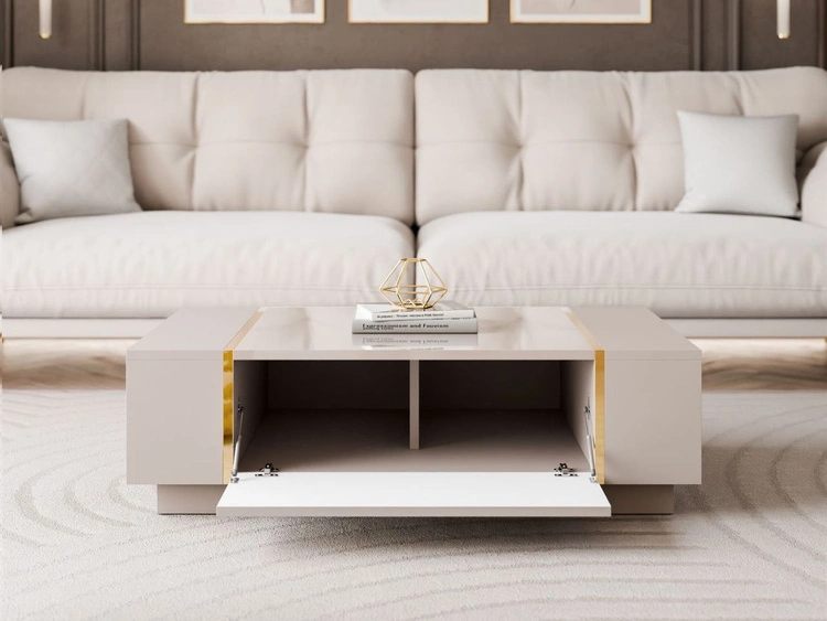 Wohnzimmer-Set im Glamour-Stil Lunelie Kaschmir
