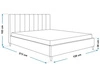 Polsterbett mit Lattenrost 120x200 Snazi Schwarz