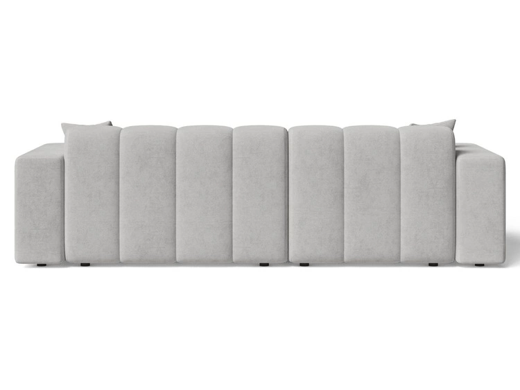 Ecksofa L-Form Links Nork Grau