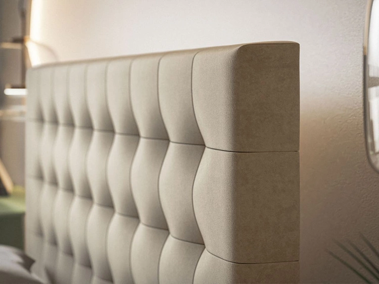Boxspringbett mit Bettkasten 160x200 Denza Rosa