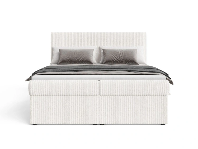 Boxspringbett mit Bettkasten 140X200 Brisa Creme