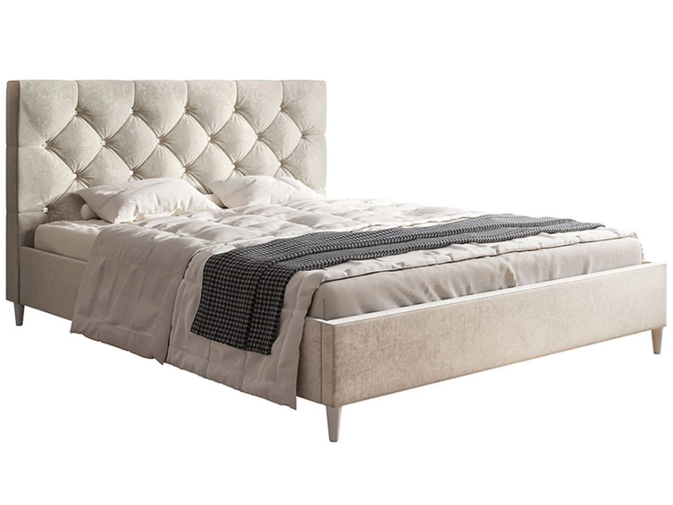 Polsterbett mit Lattenrost 160x200 Tril Beige