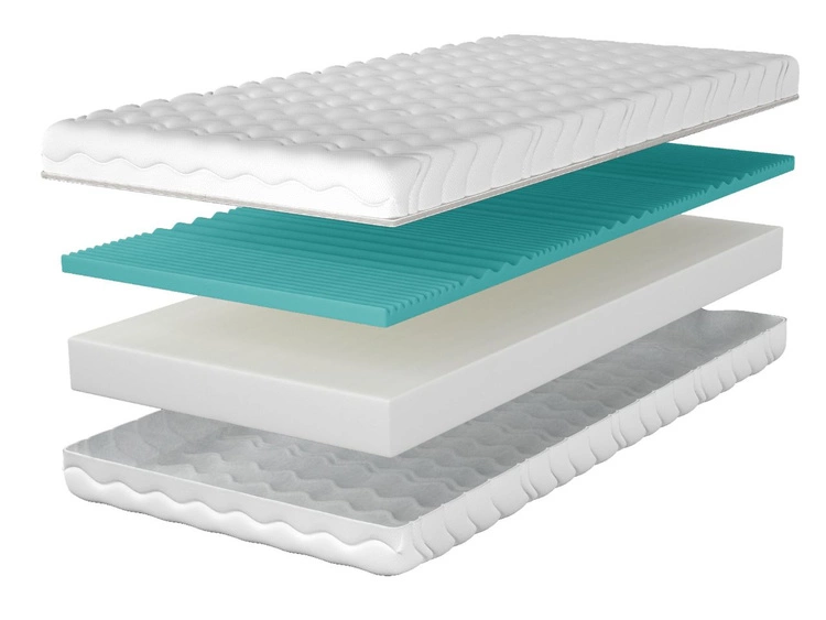 Schaumstoffmatratze mit profiliertem Schaum Simba 80x200
