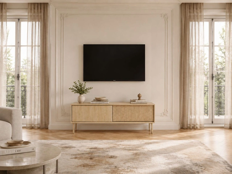 TV-Lowboard mit Türen 154 Gradimento Eiche Cremona