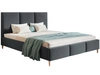 Polsterbett mit Lattenrost 180x200 Trio Dunkelgrau