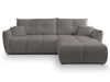 Ecksofa L-Form mit Schlaffunktion und Bettkasten Bene Dunkelgrau