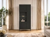 Vitrinenschrank Soroko Schwarz