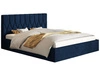 Polsterbett mit Bettkasten und Lattenrost 140x200 Gaja Dunkelblau
