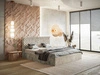 Polsterbett mit Bettkasten und Lattenrost 120x200 Esma Beige