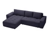 Ecksofa L-Form Links mit Schlaffunktion und Bettkasten Portland Anthrazit