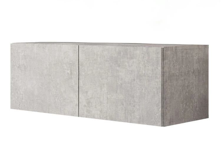 TV-Lowboard mit Türen 100 cm Nodoo Beton