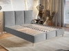 Polsterbett mit Lattenrost 120x200 Trio Dunkelgrau