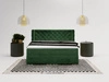 Boxspringbett mit Bettkasten 160x200 Lion Dunkelgrün
