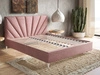 Polsterbett mit Lattenrost 120x200 Fuzi Rosa